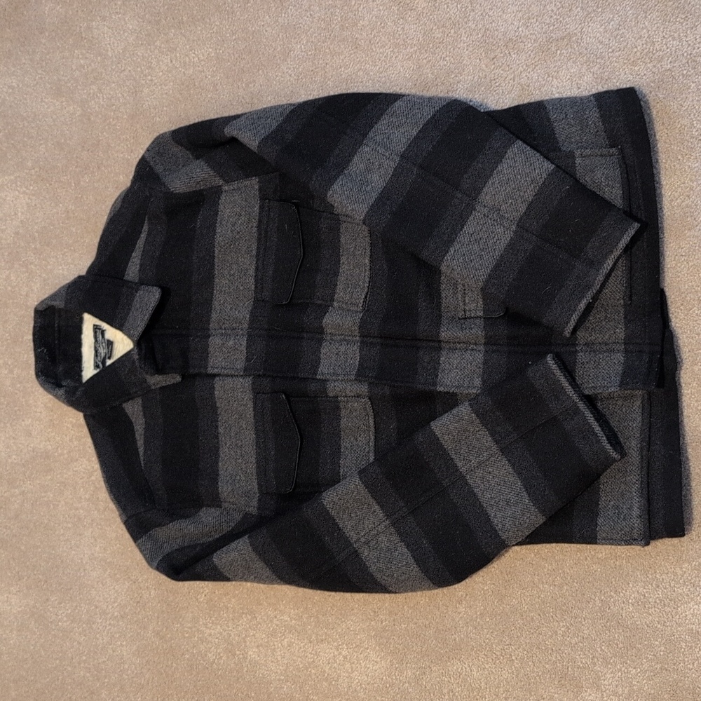 NWOT Lucky Brand men's Sherpa lined shirt jacket - Size L